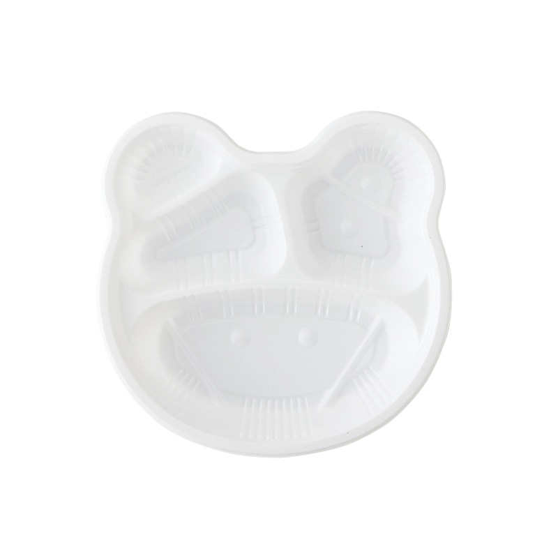 タカギ産業 弁当容器 アニマル幼稚園 本体 TY-1 白 50枚/束(ご注文単位18束)【直送品】