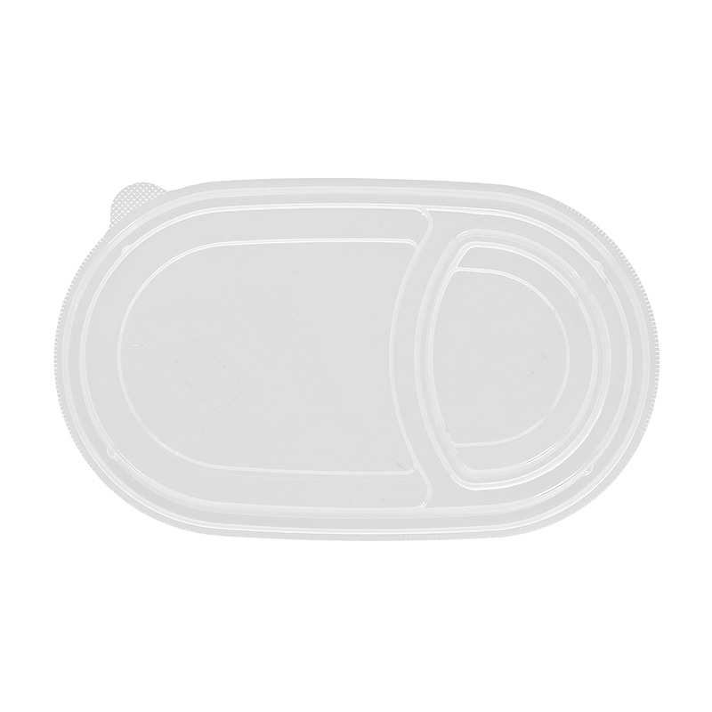 タカギ産業 カレー容器 夢彩ごぜん 蓋 TSR-カレー 透明 50枚/束(ご注文単位16束)【直送品】