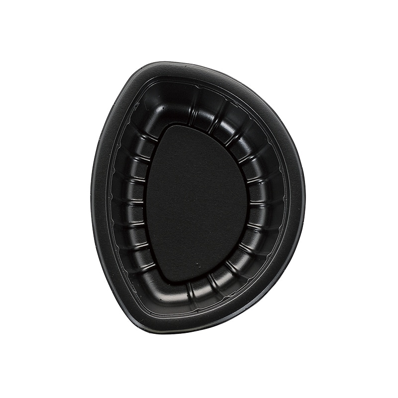 タカギ産業 カレー容器 夢彩ごぜん 中子 TSR-カレー 黒 50枚/束(ご注文単位16束)【直送品】