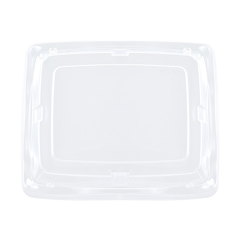 タカギ産業 弁当容器　夢彩ごぜん　嵌合蓋 TSR-24-20 透明 50枚/袋（ご注文単位16袋）【直送品】