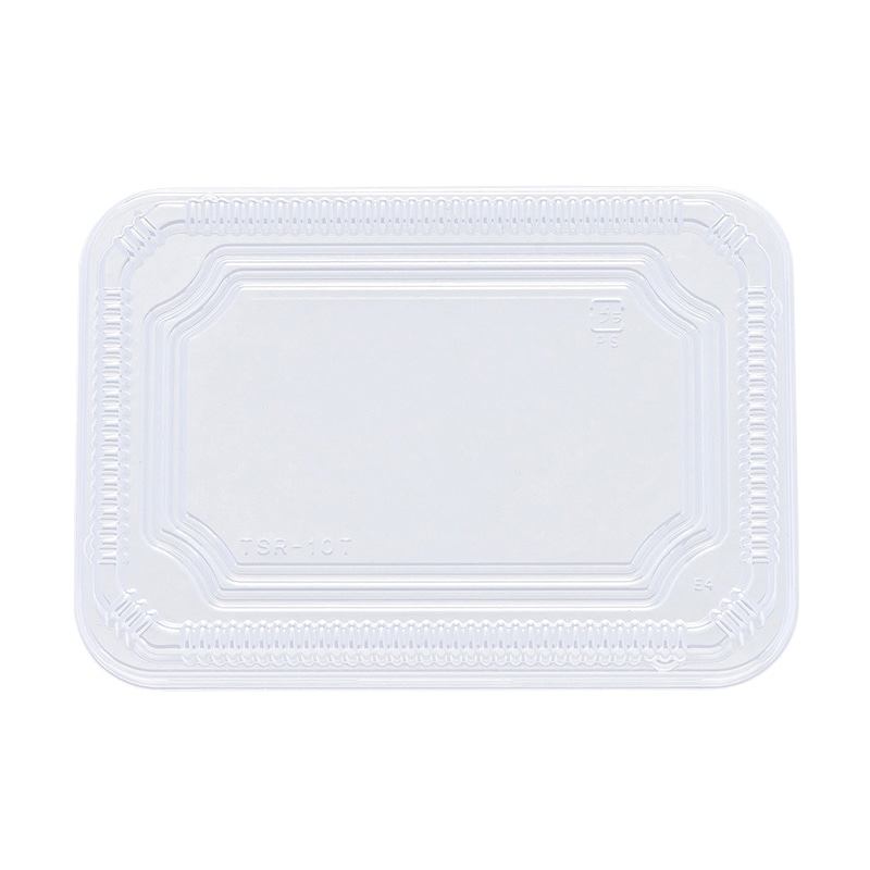 タカギ産業 弁当容器　夢彩ごぜん　嵌合蓋 TSR-10 透明 100枚/袋（ご注文単位12袋）【直送品】