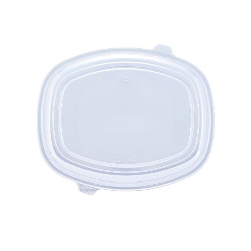 タカギ産業 弁当容器　夢彩ごぜん　嵌合蓋 TSR-220-180 透明 50枚/袋（ご注文単位16袋）【直送品】