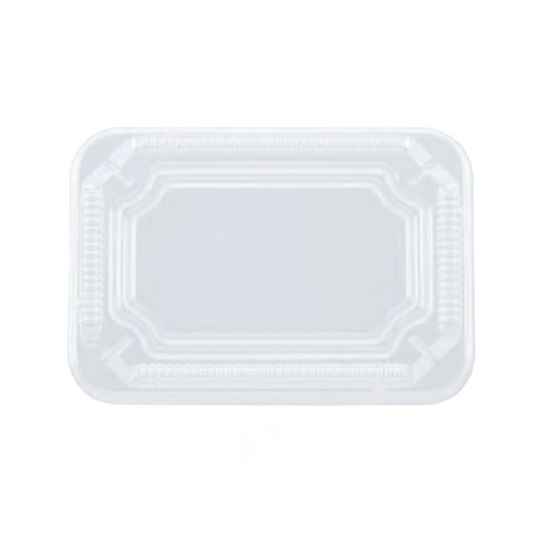 タカギ産業 弁当容器　夢彩ごぜん　嵌合蓋 TSR-9 透明 100枚/袋（ご注文単位15袋）【直送品】