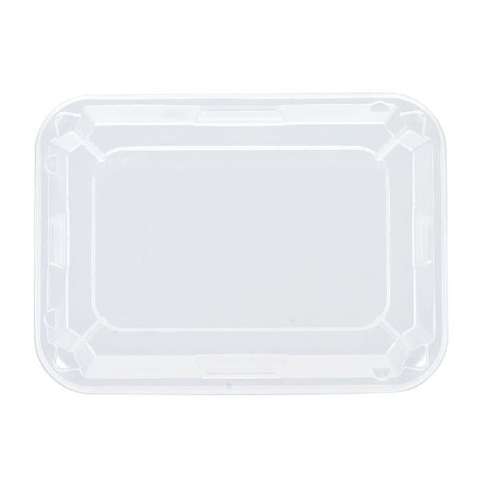 タカギ産業 弁当容器　夢彩ごぜん　嵌合蓋 TSR-690 透明 50枚/袋（ご注文単位16袋）【直送品】