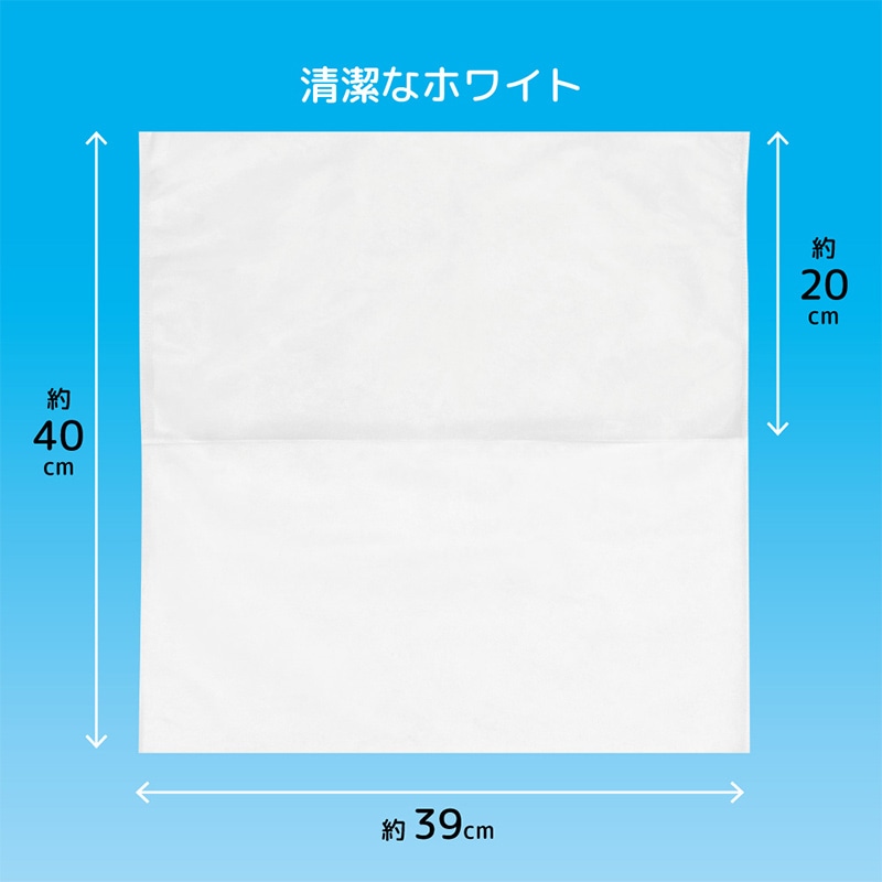エスパック 試着用フェイスカバー 100枚入 ホワイト 1箱(ご注文単位12袋)【直送品】