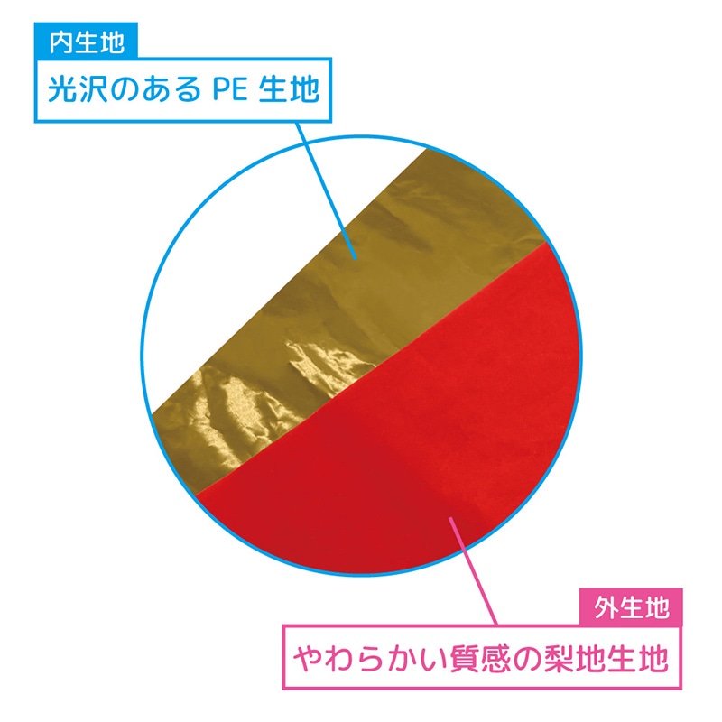 エスパック 梨地リボン付ギフト袋 LL レッド 20枚/袋(ご注文単位1袋)【直送品】