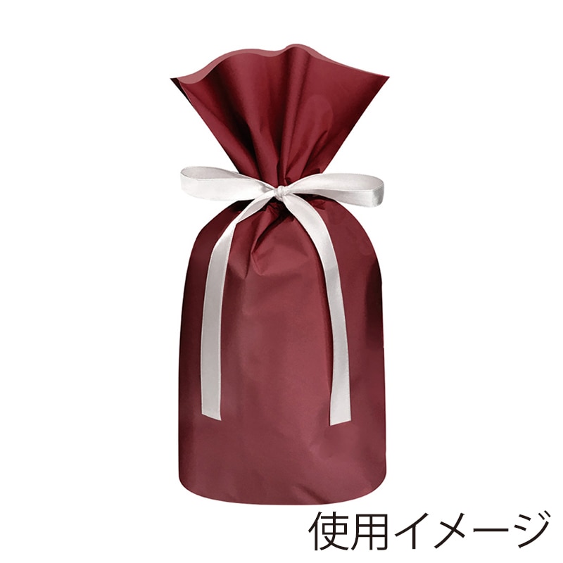 エスパック 梨地リボン付ギフト袋 S ワイン 20枚/袋（ご注文単位1袋)【直送品】