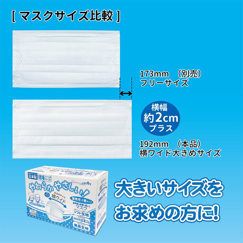 エスパック 2層マスク ワイド ホワイト 1箱(ご注文単位36袋)【直送品】