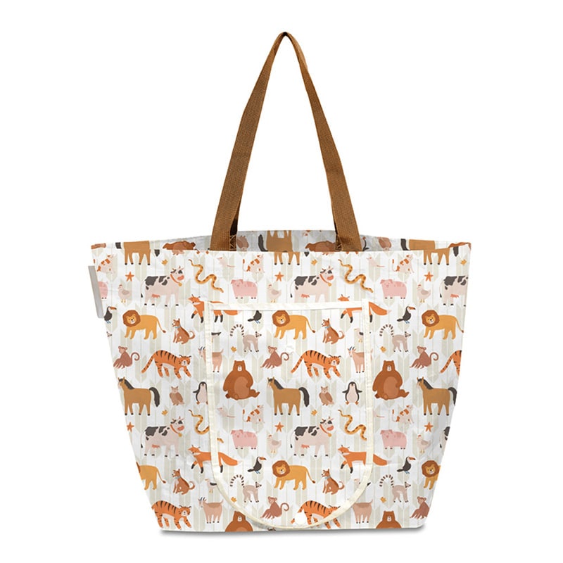 エスパック レジャーシートエコバッグ 動物1 1個(ご注文単位5個)【直送品】