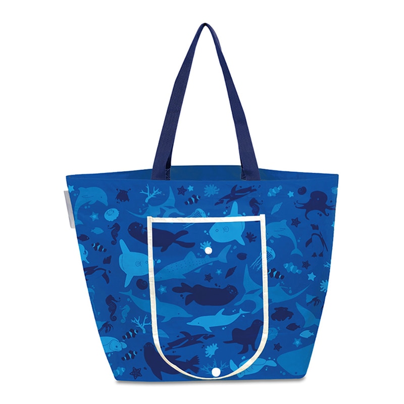 エスパック レジャーシートエコバッグ 水族館2 1個(ご注文単位5個)【直送品】