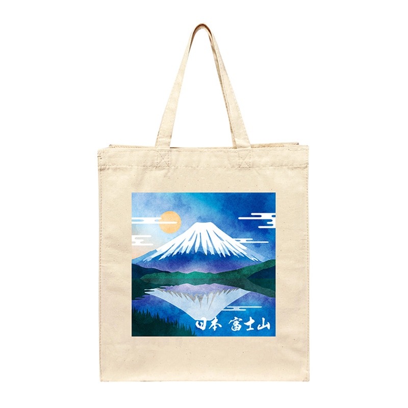 エスパック コットンバッグ 富士山1 1枚（ご注文単位5枚）【直送品】