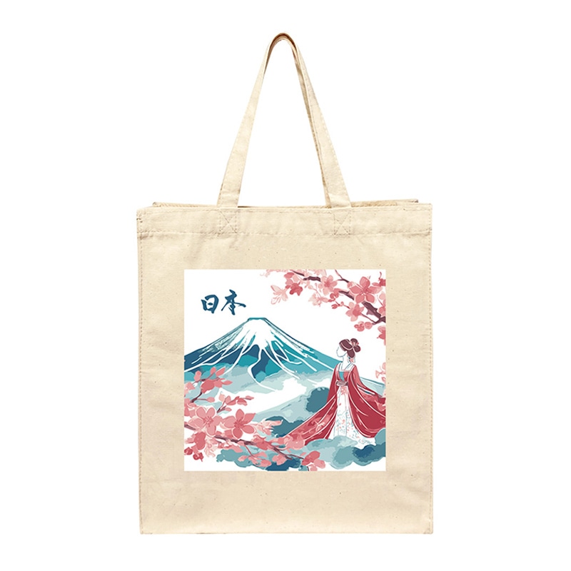 エスパック コットンバッグ 日本文化2 1枚（ご注文単位5枚）【直送品】