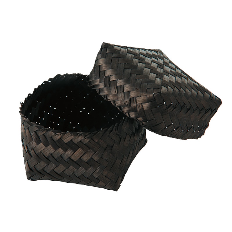 アサヒグリーン 竹かご　アジロ彩篭　BK  3547 1個（ご注文単位100個）【直送品】