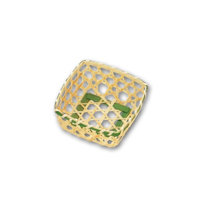 アサヒグリーン ミニかご　角 8　G 3021 100個/箱（ご注文単位20箱）【直送品】