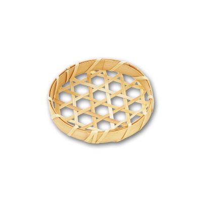 アサヒグリーン ミニかご　丸 8　浅型 3007 100個/箱（ご注文単位20箱）【直送品】