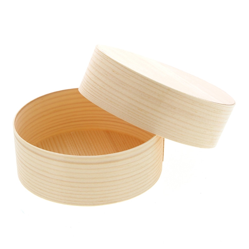 アサヒグリーン 経木ワッパ 丸 9 蓋付 17個/袋