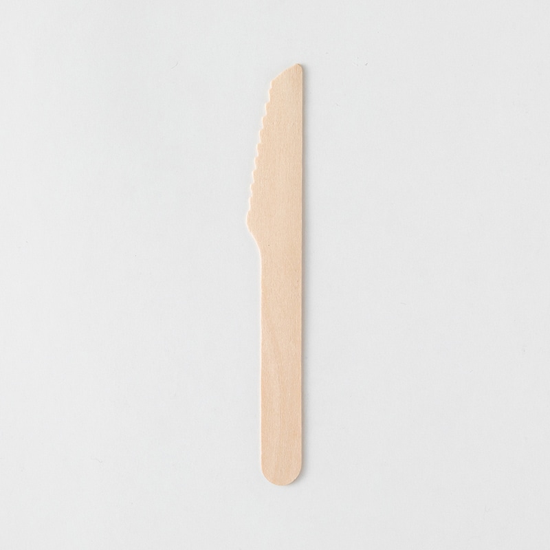 アサヒグリーン 木製ナイフ　バラ 140mm　100本入 10621000 100本/袋（ご注文単位30袋）【直送品】