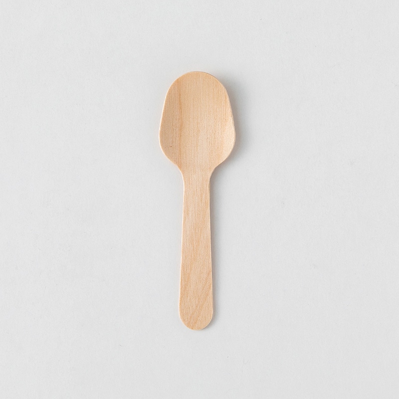 アサヒグリーン 木製スプーン 紙完封袋 85mm 100本入 10052000 100本/袋(ご注文単位50袋)【直送品】