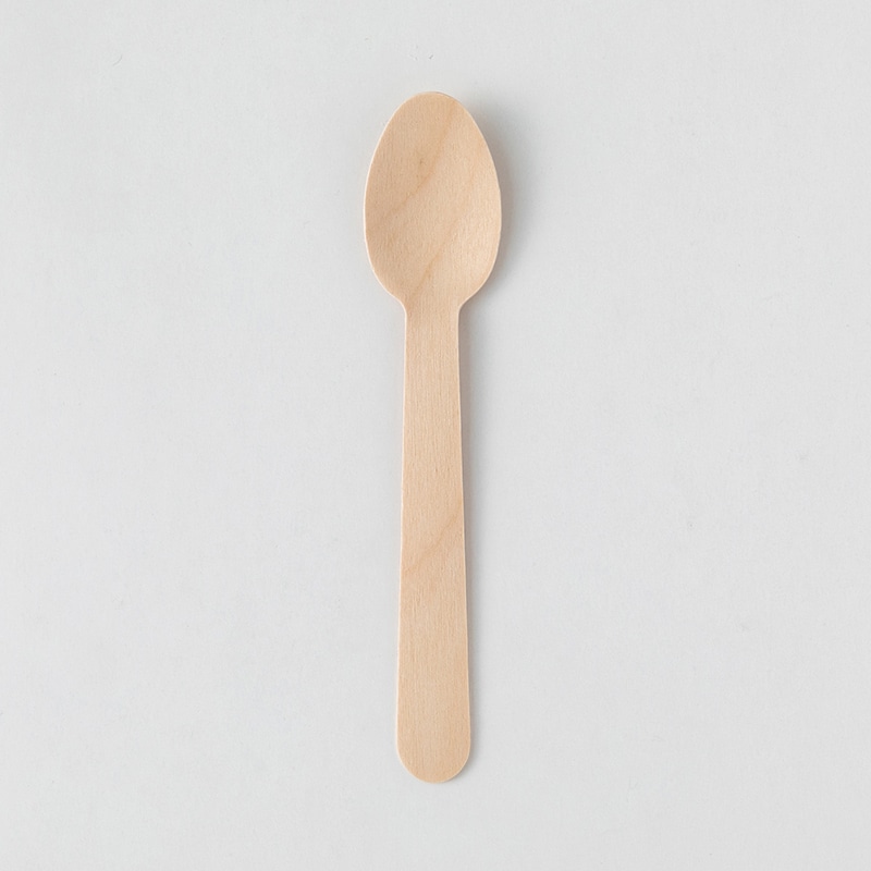 アサヒグリーン 木製スプーン バラ 140mm 100本入 10031000 100本/袋(ご注文単位30袋)【直送品】