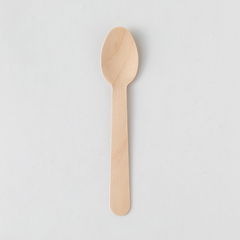 アサヒグリーン 木製スプーン 紙完封袋 140mm 100本入 10032000 100本/袋(ご注文単位30袋)【直送品】