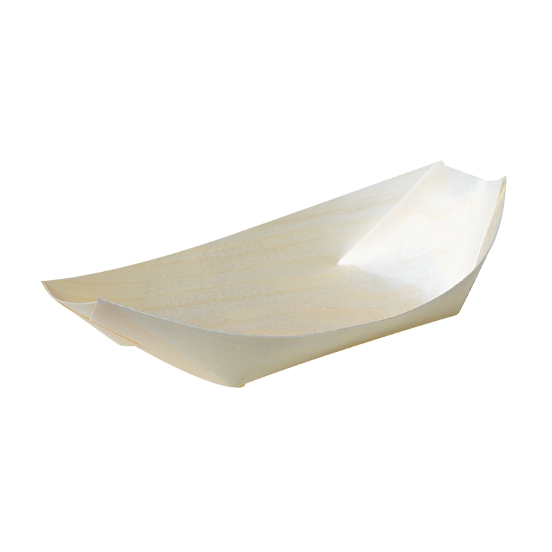 アサヒグリーン ポプラ舟皿 7号　50枚入 5027 50枚/袋（ご注文単位40袋）【直送品】