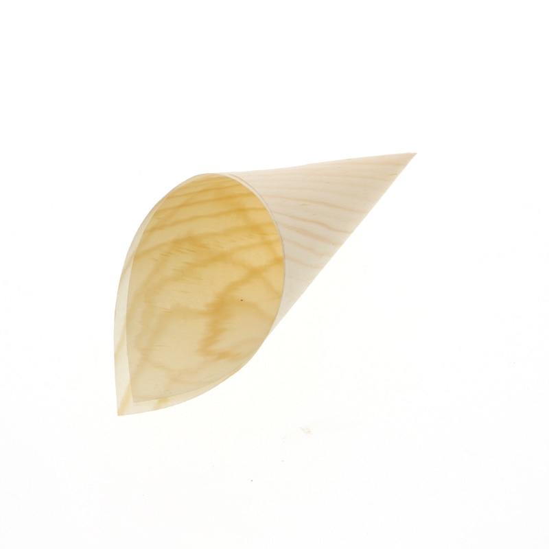 アサヒグリーン コーン型経木 H125 エゾ松 50枚/袋(ご注文単位40袋)【直送品】