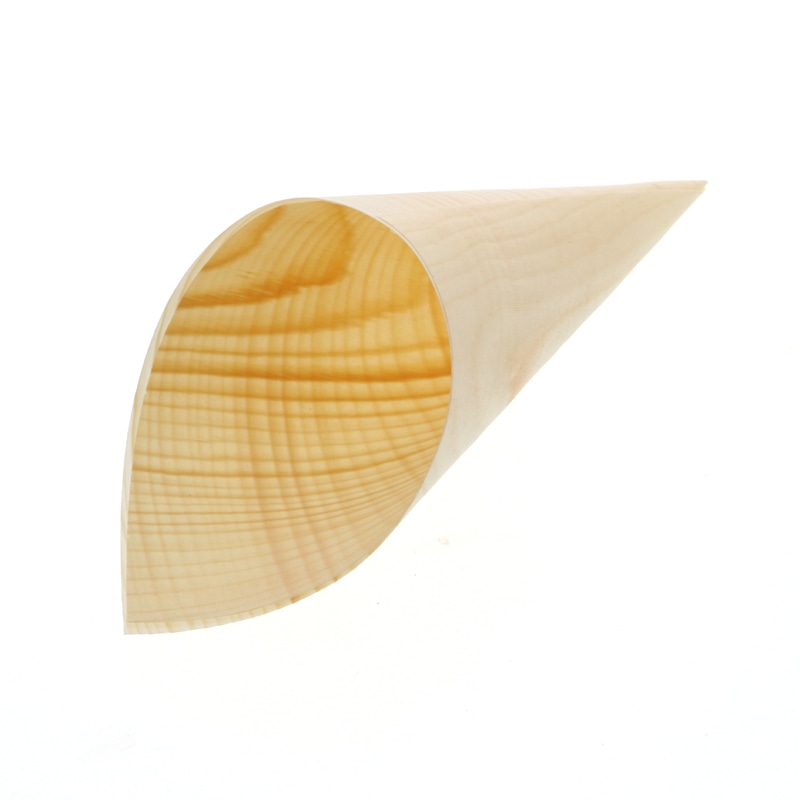 アサヒグリーン コーン型経木 H200 エゾ松 50枚/袋(ご注文単位40袋)【直送品】