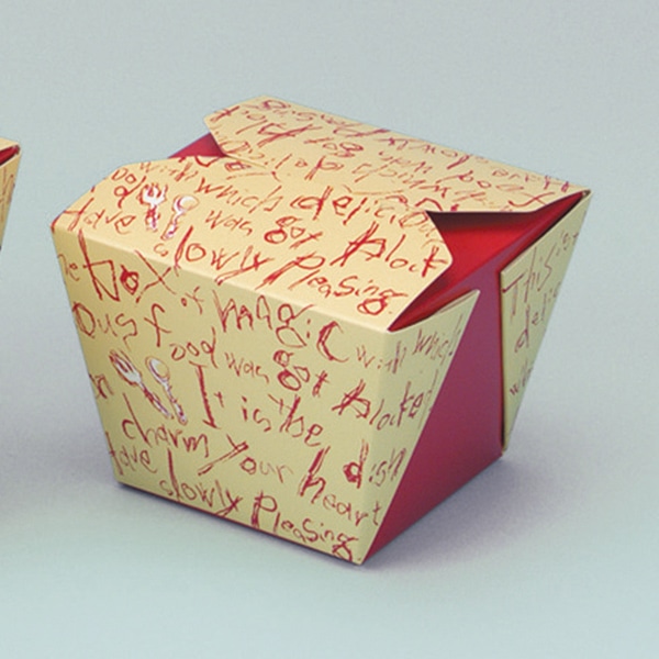 協和パック 食品容器　デリメイト 8080 英字柄 25枚/袋（ご注文単位12袋）【直送品】