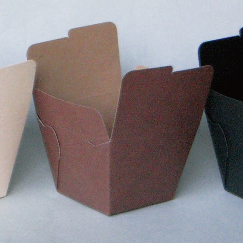 協和パック 食品容器　デリメイト 8080 ブラウン 25枚/袋（ご注文単位12袋）【直送品】