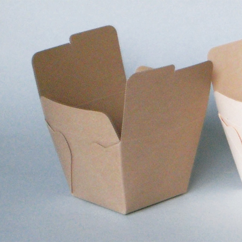 協和パック 食品容器　デリメイト 8080 クラフト 25枚/袋（ご注文単位12袋）【直送品】