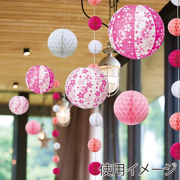 アルファ 桜吹雪提灯 TQ1-7001 1個(ご注文単位1個)【直送品】