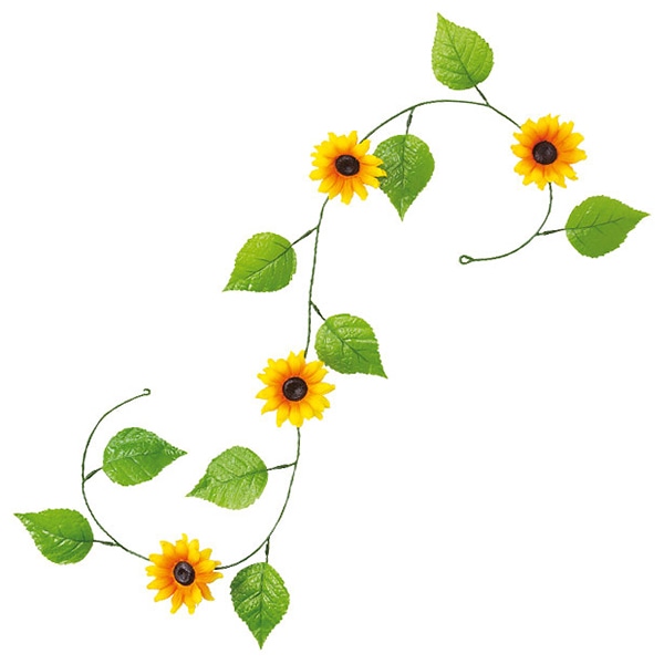アルファ ひまわりガーランド SP2-2014 1本（ご注文単位20本）【直送品】