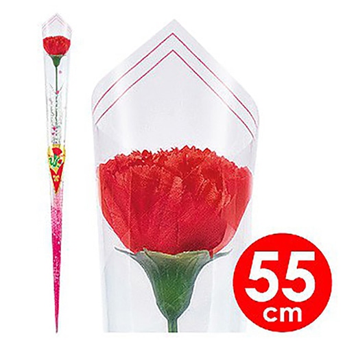 アルファ カーネーション かすみイラストラップ 大 MA1-0027D 1本（ご注文単位100本）【直送品】