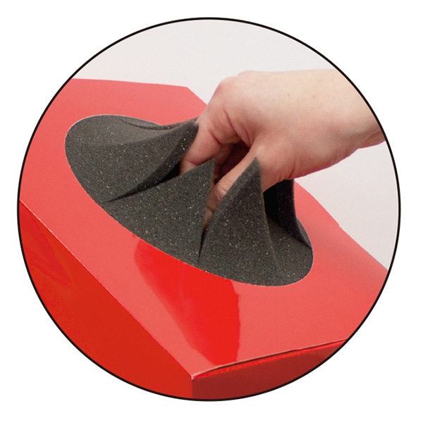 アルファ 取り出しらくらく抽選箱 スポンジカバータイプ GS8-0116 1個(ご注文単位1個)【直送品】