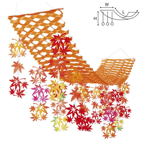 アルファ 秋色もみじプリーツハンガー TA4-1134 1個（ご注文単位1個）【直送品】