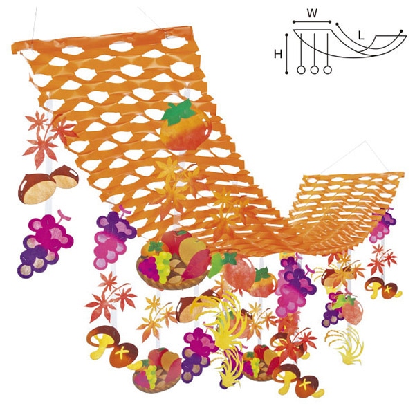 アルファ かご盛り味覚プリーツハンガー TA4-1136 1個（ご注文単位1個）【直送品】