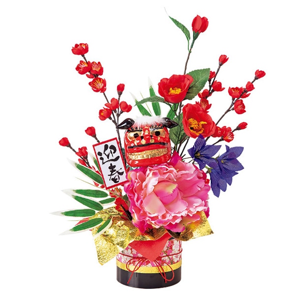 アルファ 正月獅子舞スタンド TE7-1204 1個（ご注文単位1個）【直送品】