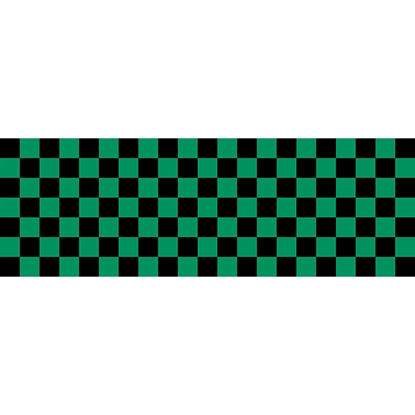 アルファ ラウンドシート 市松 黒緑 DG9-0050 1枚(ご注文単位1枚)【直送品】