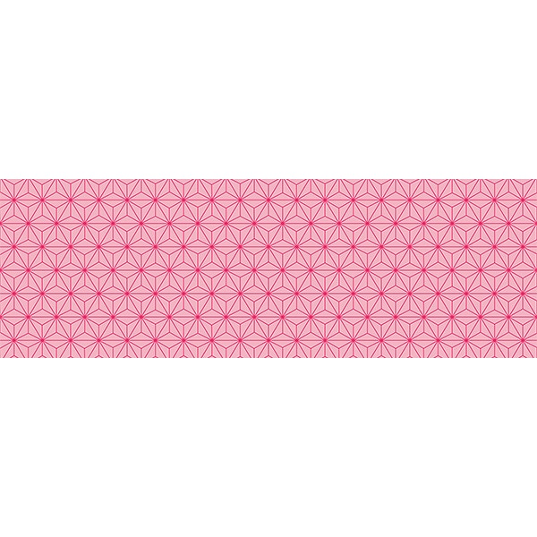 アルファ ラウンドシート 麻の葉 桃 DG9-0051 1枚(ご注文単位1枚)【直送品】