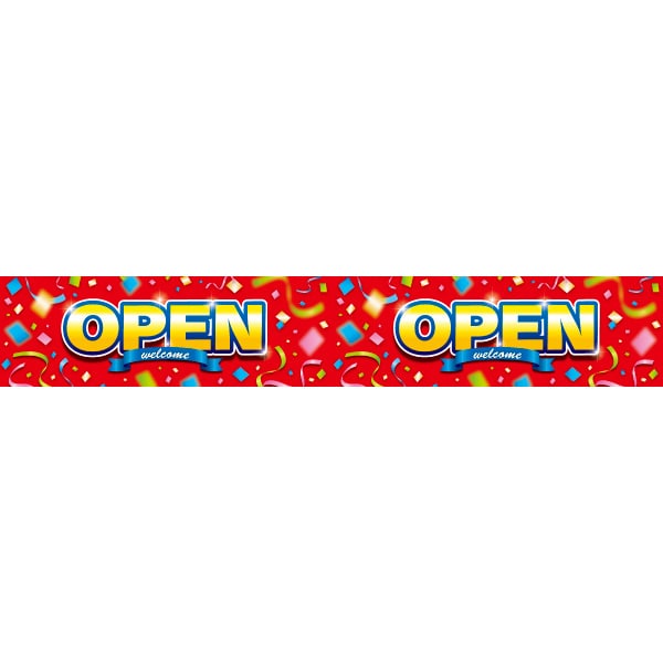 アルファ 横長ポスター 15cm OPEN BB8-1363 1パック（ご注文単位1パック）【直送品】