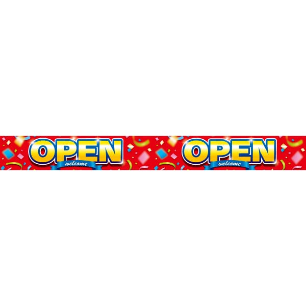 アルファ 横長ポスター 10cm OPEN BC8-1363 1パック（ご注文単位1パック）【直送品】