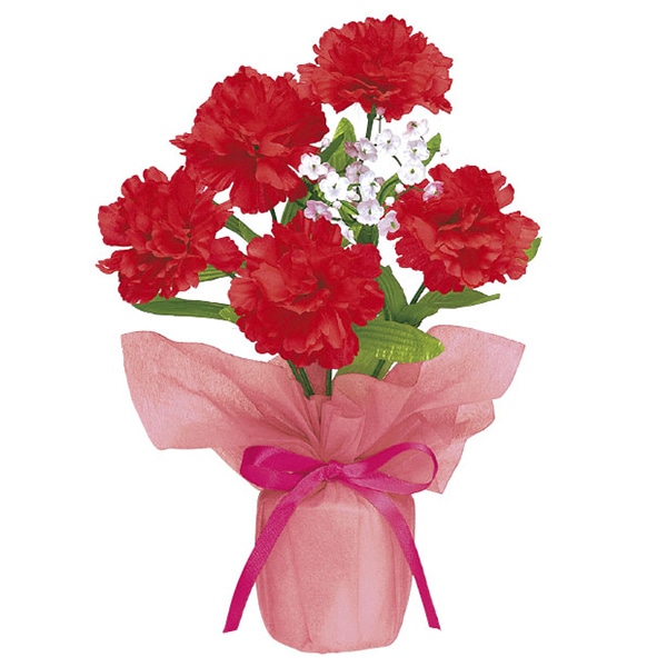 アルファ カーネーションバリューポット SV1-0012 1個（ご注文単位10個）【直送品】