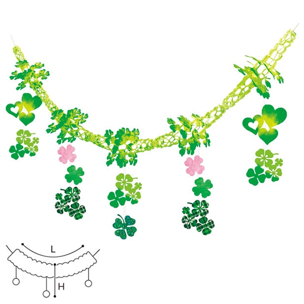 アルファ ミルキークローバーガーランド TA2-1190 1個（ご注文単位2個）【直送品】