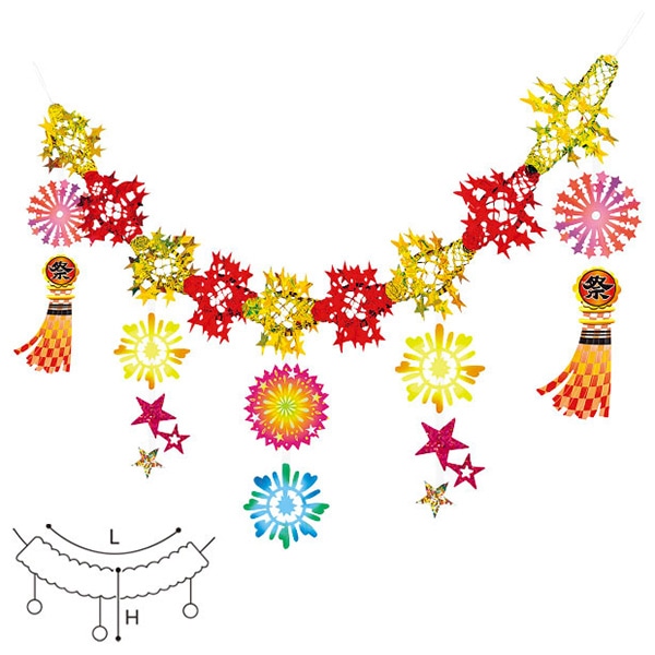 アルファ 星空花火ガーランド TA2-1191 1個（ご注文単位2個）【直送品】