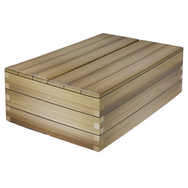 アルファ ダミーBOX 木箱風 GS8-0122 1個（ご注文単位2個）【直送品】