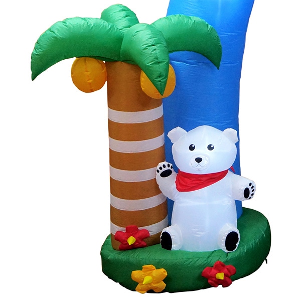 アルファ エアブロー シロクマ&ドルフィン TE2-4060 1台(ご注文単位1台)【直送品】