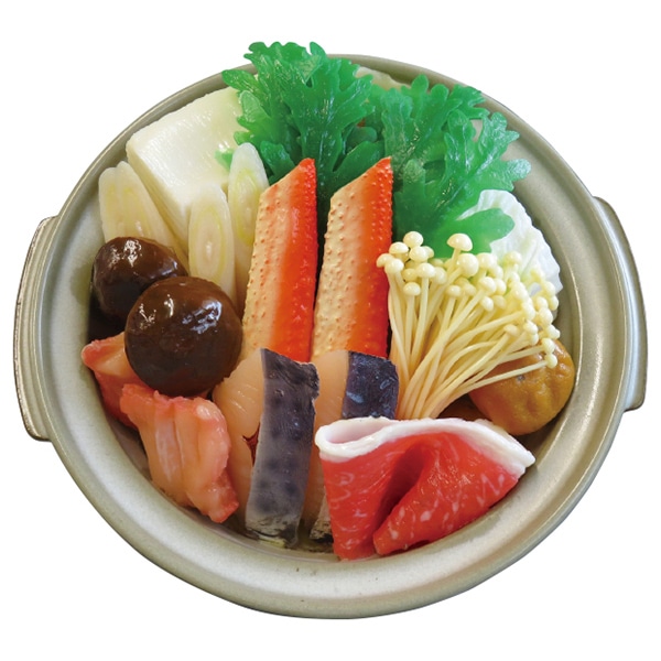 アルファ 食品サンプル お鍋 8号土鍋付 RD8-0314 1セット（ご注文単位1セット）【直送品】