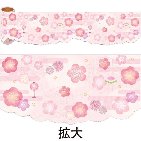 アルファ かんたんロール幕 桃の節句 NT7-0024 1巻（ご注文単位1巻）【直送品】