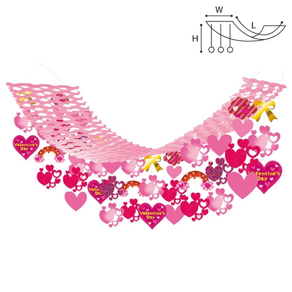 アルファ ファンシーバレンタインプリーツハンガー TA7-1132 1個（ご注文単位1個）【直送品】