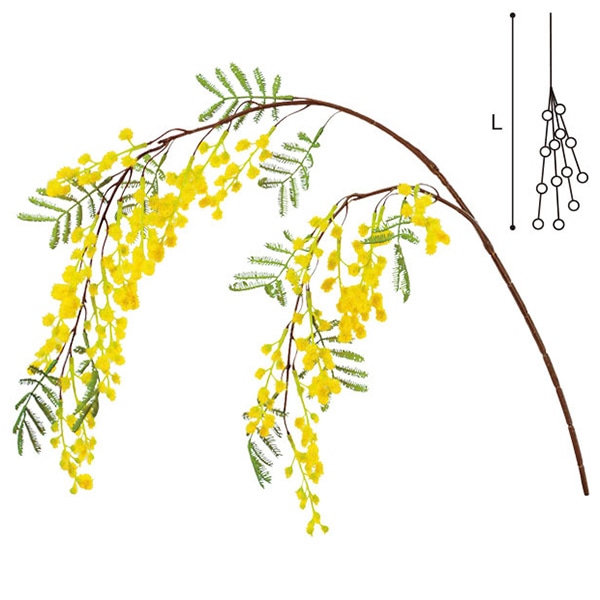 アルファ ミモザハンギング TI7-0016 1本（ご注文単位3本）【直送品】